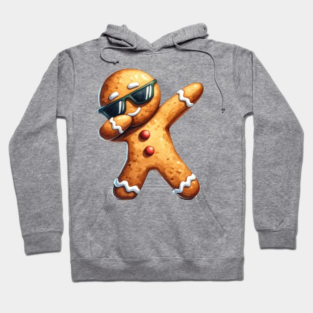 Christmas Cookie Dabbing Dance Hoodie by Chromatic Fusion Studio